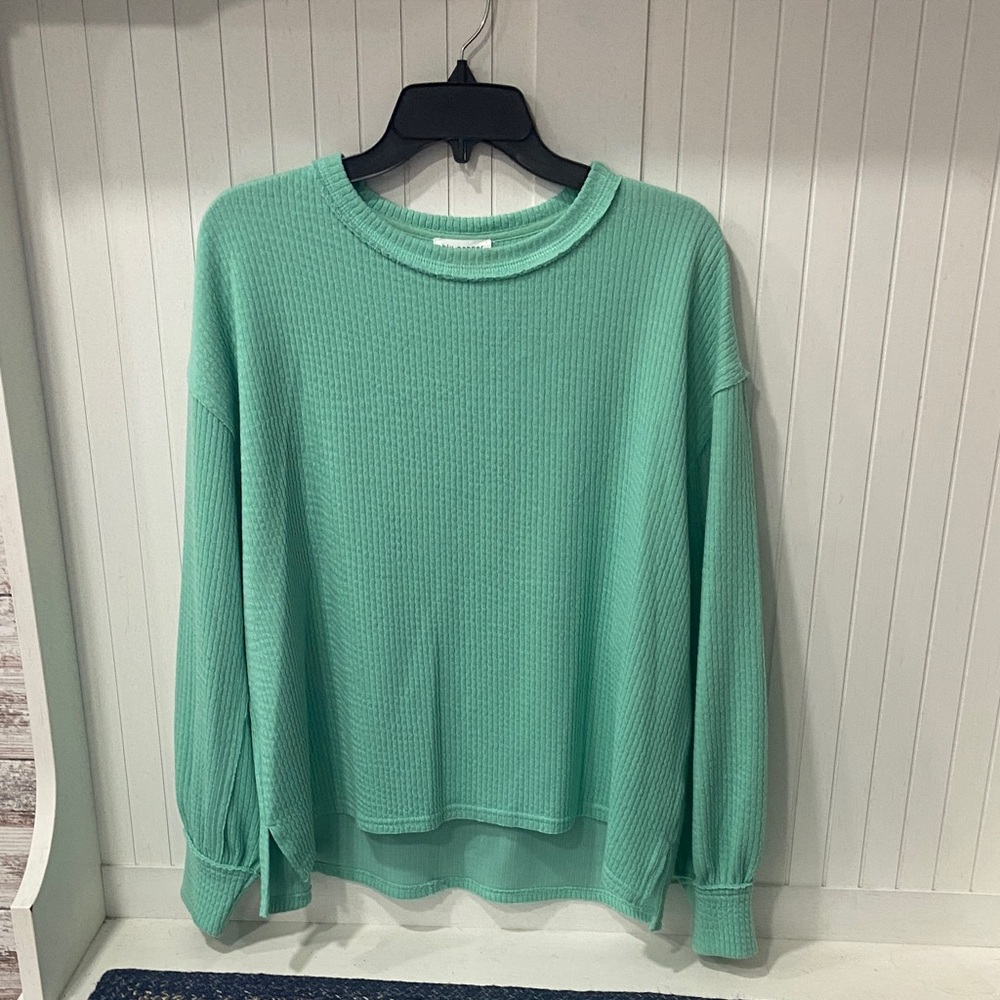 Blu Pepper Seafoam Knit Top